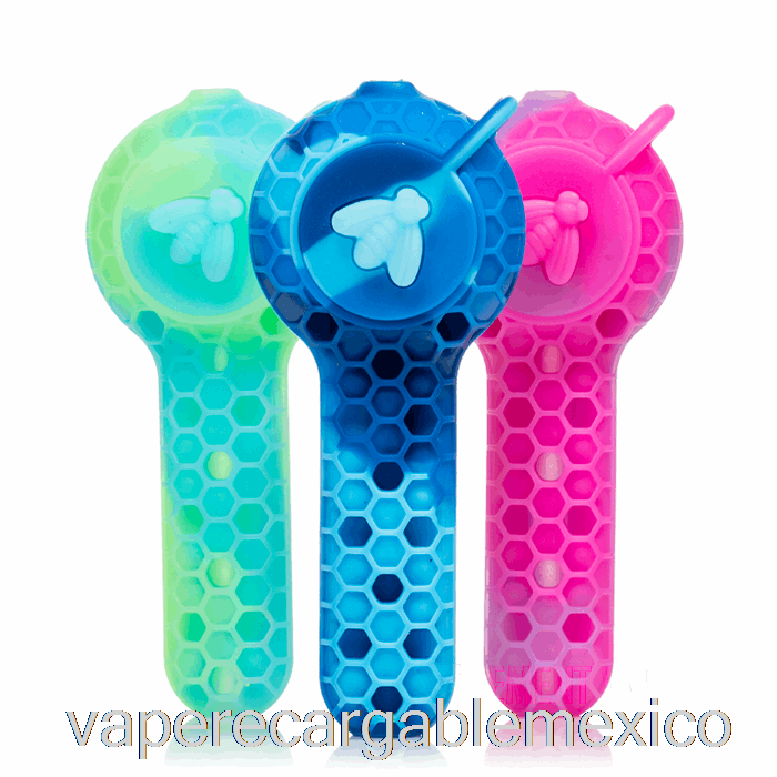 Vape Recargable Stratus 2 En 1 Cuchara De Silicona Rasta (verde/rojo/amarillo)